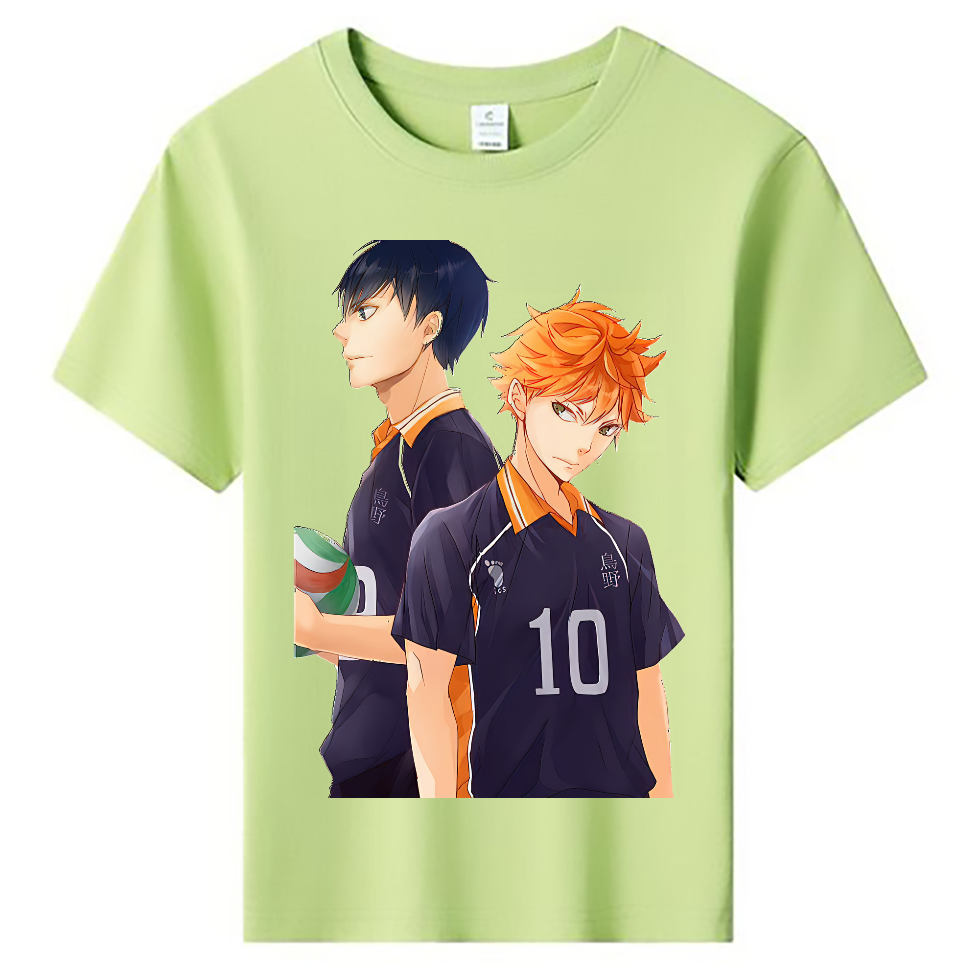 （画像用） ハイキュー!! Haikyu!! 綿100％キッズTシャツ（フロントプリント）